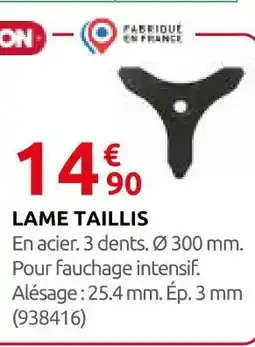Rural Master Lame taillis offre