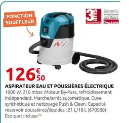 Rural Master Aspirateur eau et poussières électrique offre