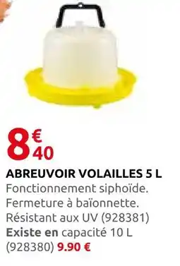 Rural Master Abreuvoir volailles 5 l offre