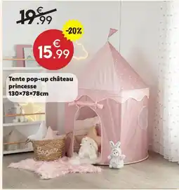 Maxi Bazar Tente pop-up château princesse offre