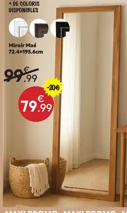 Maxi Bazar Miroir maé offre