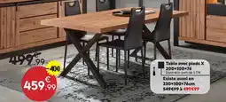 Maxi Bazar Table avec pieds x 200×100×76 offre
