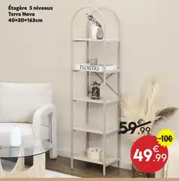 Maxi Bazar Étagère 5 niveaux terra nova offre