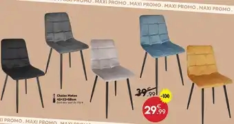 Chaise mateo