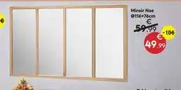 Maxi Bazar Miroir nae ø 116×76cm offre