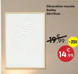 Maxi Bazar Décoration murale bobby offre
