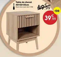 Maxi Bazar Table de chevet offre