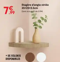 Maxi Bazar Étagère d'angle striée offre