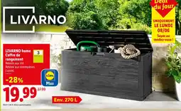Lidl Livarno coffre de rangement offre