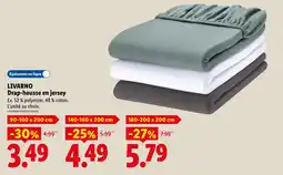 Lidl Livarno drap-housse en jersey offre