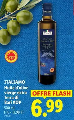 Lidl Italiamoo huile d’olive vierge extra terra di bari aop offre