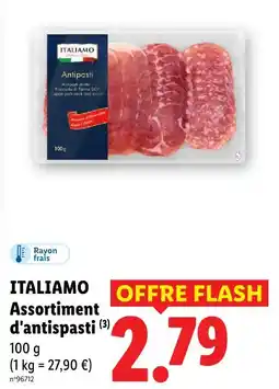 Lidl Italiano assortiment d'antipasti offre
