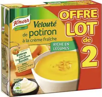 VELOUTÉ DE POTIRON À LA CRÈME FRAÎCHE