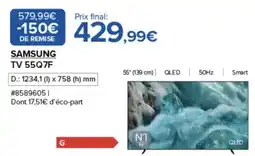 Costco Samsung tv 55q7f offre