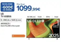 Costco Lg tv 65b56 offre