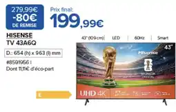 Costco Hisense tv 43a6q offre