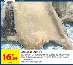 Intermarché Express Morue salée offre