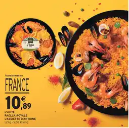 Intermarché Express L'assiette d'antoine paella royale offre