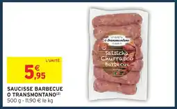 Intermarché Express O transmontano saucisse barbecue offre