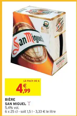 Intermarché Express San miguel bière offre
