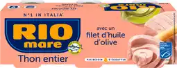 Auchan Rio mare thon entier msc à l'huile d'olive rio mare offre