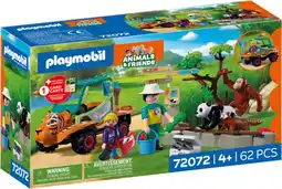 Auchan Playmobil gardien de zoo et véhicule offre