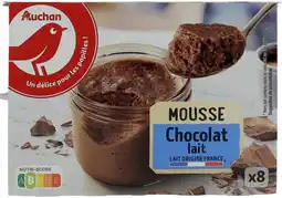 Auchan Auchan mousse chocolat au lait auchan offre
