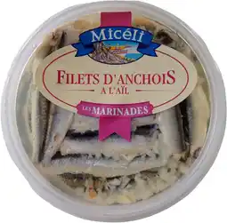 Auchan Miceli filets d'anchois à l'ail micéli offre