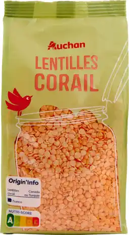 Auchan Auchan lentilles corail auchan offre