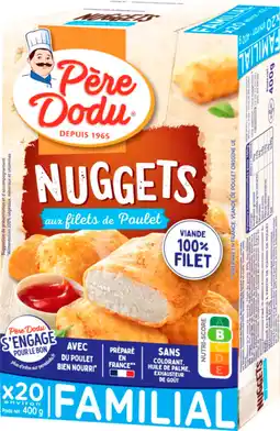 Auchan Pere dodu nuggets aux filets de poulet père dodu offre