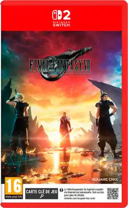 Auchan Square enix le jeu switch 2 final fantasy vii rebirth offre