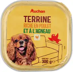 Auchan Auchan barquette terrine au poulet et agneau auchan offre