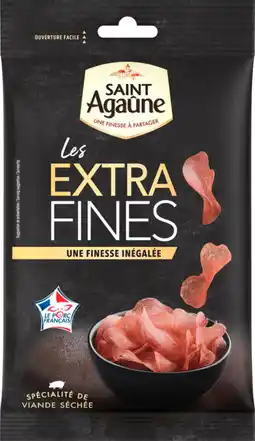 Auchan Saint agaune viande séchée les extra fines saint agaûne offre
