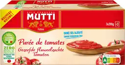 Auchan Mutti purée de tomates mutti offre