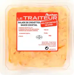 Auchan Auchan salade de crevettes sauce cocktail offre
