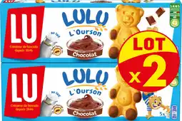Auchan Lu lulu l'ourson au chocolat lu offre