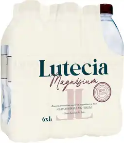 Auchan Lutecia ean minérale aromatisée lutecia offre