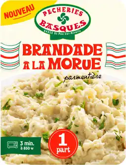 Auchan Pecheries basques brandade à la morue parmentière pêcheries basques offre