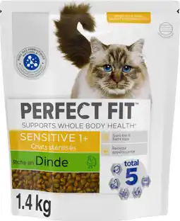 Auchan Perfect fit croquettes à la dinde pour chat stérilisé perfect fit offre