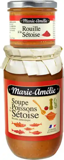 Auchan Marie amelie soupe de poissons et rouille à la sétoise marie-amélie offre