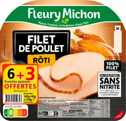 Auchan Fleury michon filet de poulet rôti fleury michon offre