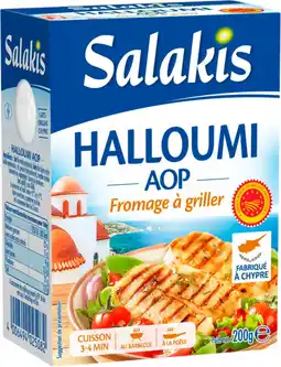 Auchan Salakis halloumi aop fromage à griller salakis offre