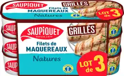 Auchan Saupiquet filets de maquereaux grillés nature saupiquet offre