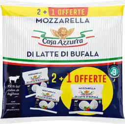 Auchan Casa azzurra mozzarella di latte di bufala casa azzurra offre