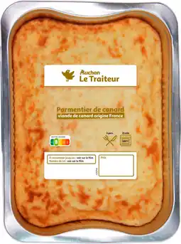 Auchan Auchan parmentier de boeuf auchan le traiteur offre