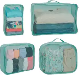 Auchan Actuel lot de 4 sacs de rangement pour valise actuel offre
