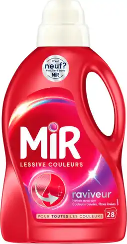 Auchan Mir lessive liquide couleurs mir offre