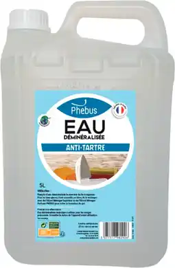 Auchan Phebus eau déminéralisée 5l offre