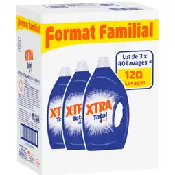 Auchan X tra lessive liquide 4 en 1 xtra total offre