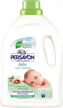 Auchan Persavon lessive liquide bébé persavon offre